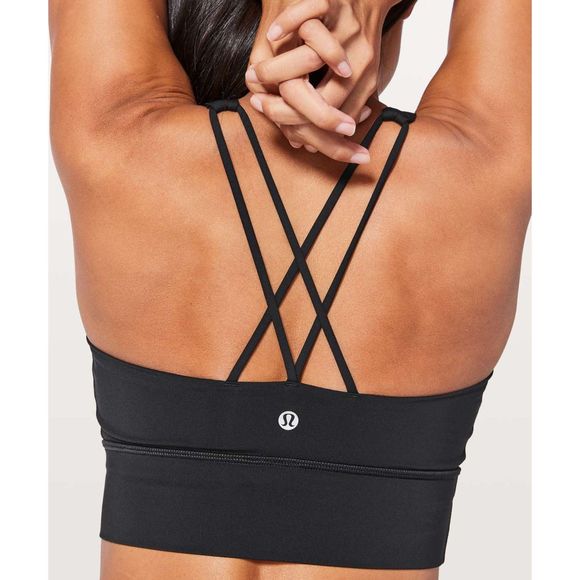 lululemon athletica Other - LULULEMON 6 Free to be black long line sports bra